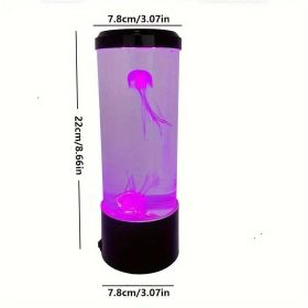 Jellyfish Lava Lamp Vibrant LED Mood Light for Home Dcor