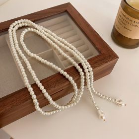 Women's Fashion Temperament Long Pearl Pendant Necklace (Style: 1 Style)